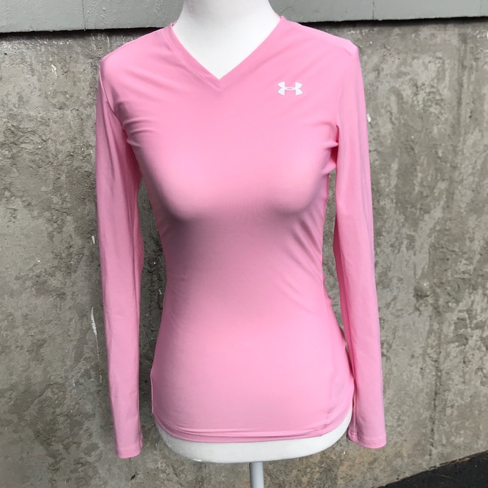 Under Amour Heat Gear Top-Pink - Picture 1 of 10